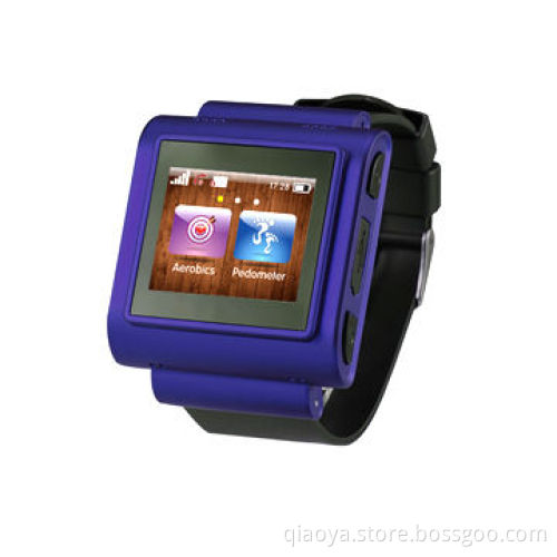 Smart watch phone with offered website and Android app to monitor and manage health